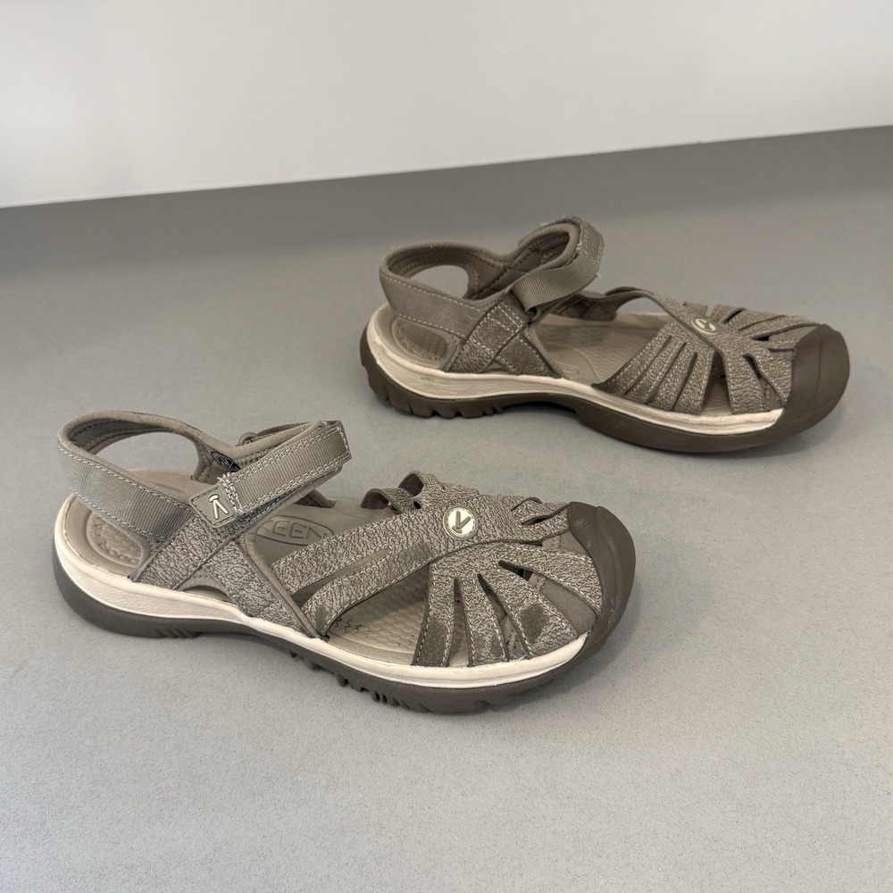 Keen Rose Sandals Womens 7.5 Brindle Shitake Hiking Outdoors Granola Waterproof